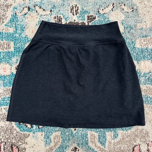 Beyond Yoga Move It Skirt Dark Grey Black Spacedye Size Small - Picture 2 of 5